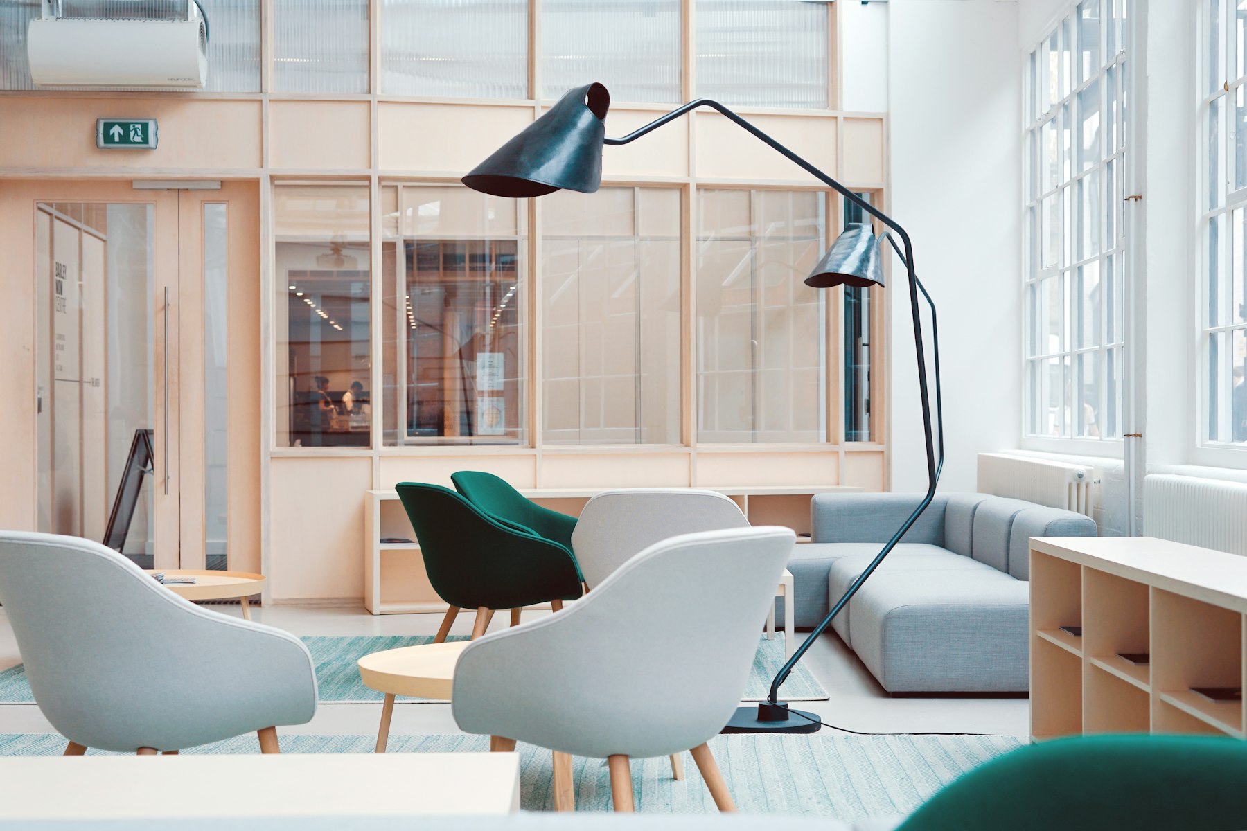 A calm modern office designed for focused collaboration