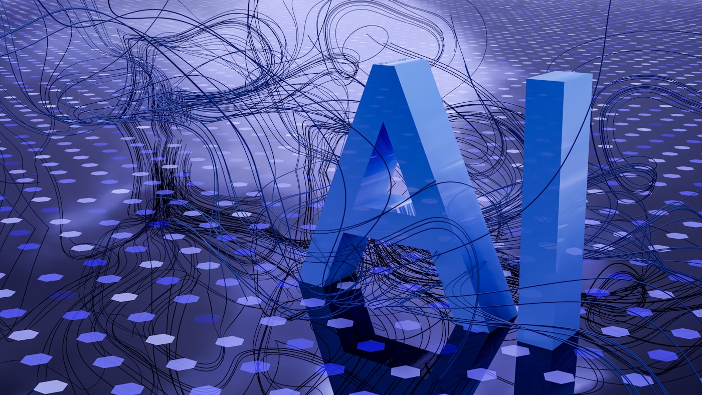 Digital automation and AI technology interface